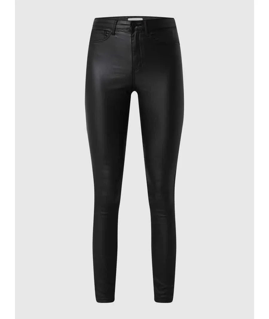 obrazek 1 Jeansy o kroju skinny fit z naszywką z logo