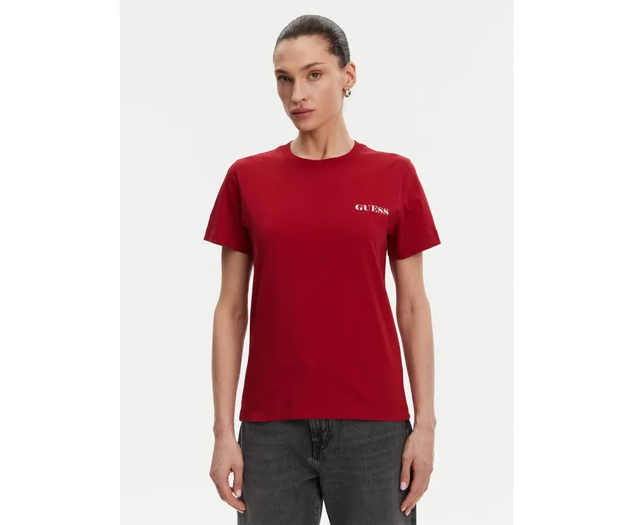 obrazek 1 Guess T-Shirt W5RI04 I3Z14 Czerwony Regular Fit
