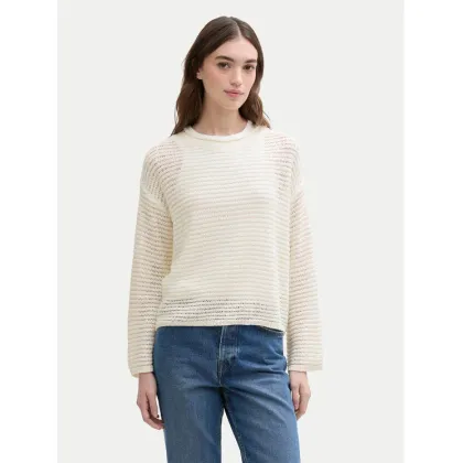 Zdjęcie Tom Tailor Denim Sweter 1045610 Écru Loose Fit