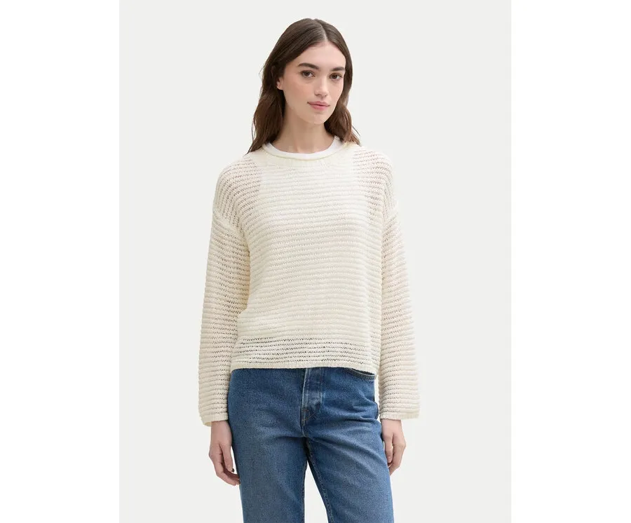obrazek 1 Tom Tailor Denim Sweter 1045610 Écru Loose Fit