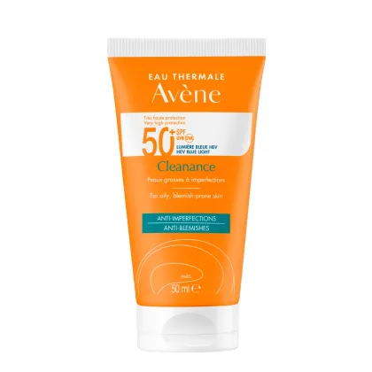 Zdjęcie Avène Sun Bardzo Wysoka Ochrona Przeciwsłoneczna Cleanance SPF50+ 50 ml Avene