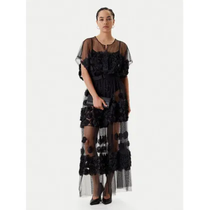 Zdjęcie NORMA KAMALI Sukienka koktajlowa ST1253BDP31001 Czarny Loose Fit