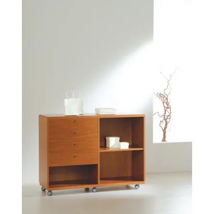 Picture Stylish display counter on wheels