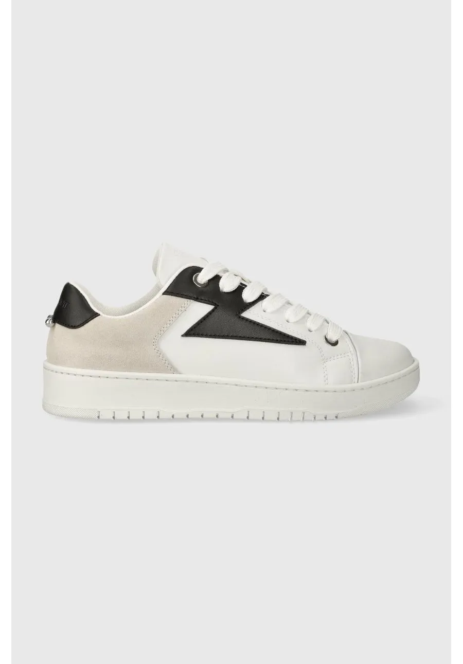 obrazek 1 Neil Barett sneakersy skórzane DURAN kolor biały PBCT375B.V9002.9867
