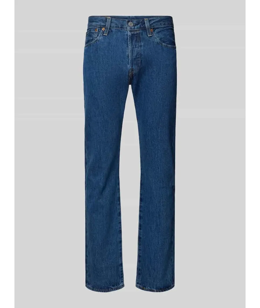 obrazek 1 Jeansy z naszywką z logo model ‘501 STONE WASH’