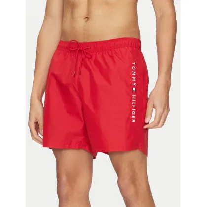 Zdjęcie Tommy Hilfiger Szorty kąpielowe UM0UM03258 Czerwony Regular Fit