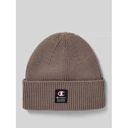 Zdjęcie Czapka beanie z naszywką z logo