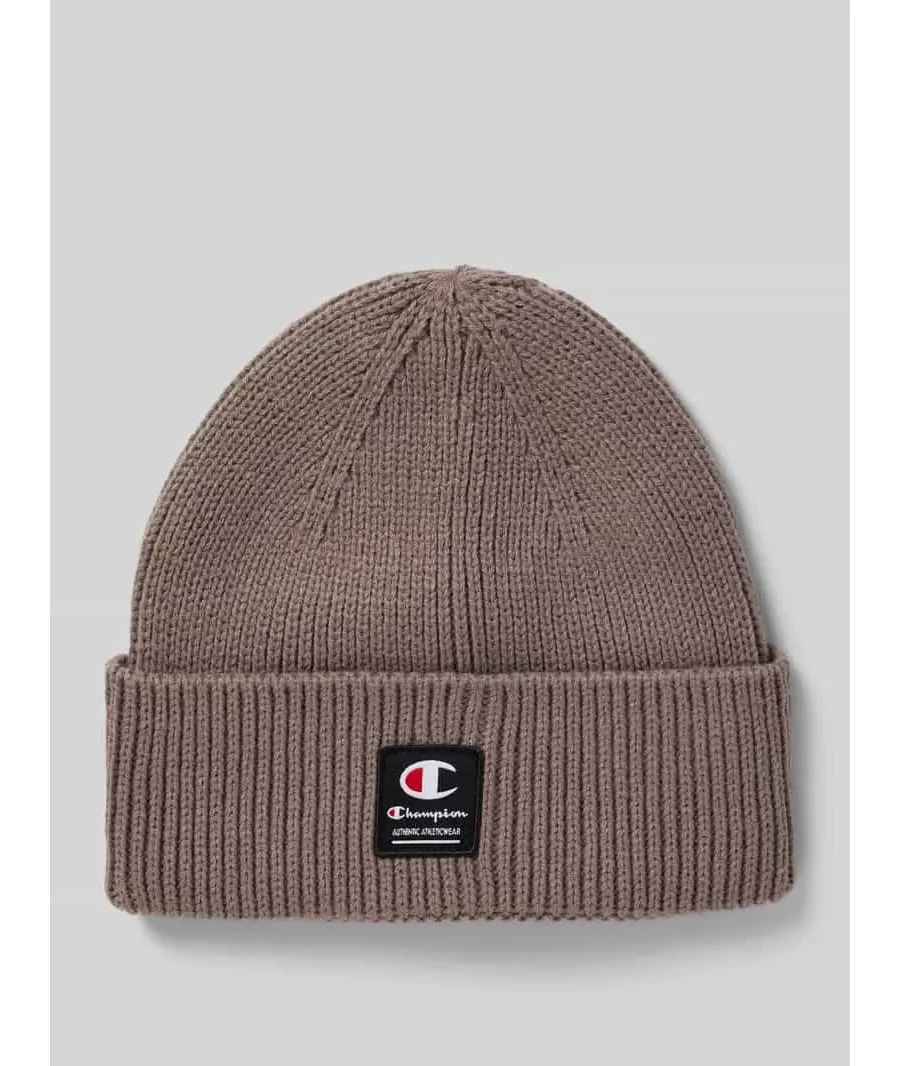 obrazek 1 Czapka beanie z naszywką z logo