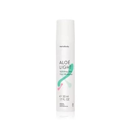 Zdjęcie HelloBody ALOÉ LIGHT Hydrating Daily Face Moisturizer Krem do twarzy 50 ml