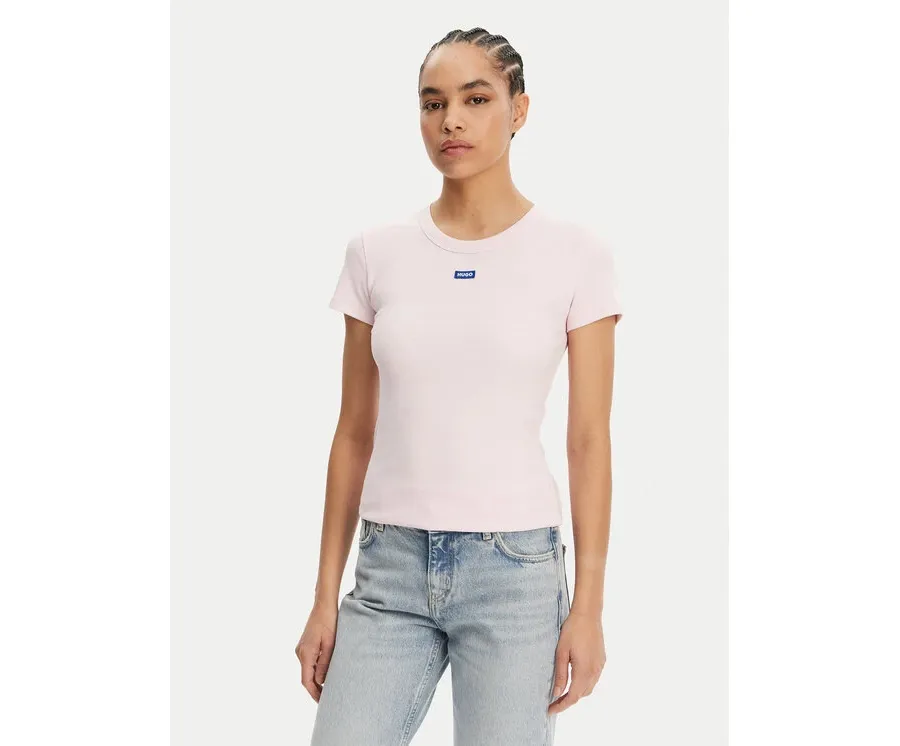 obrazek 1 HUGO T-Shirt Easy 50523924 Różowy Slim Fit