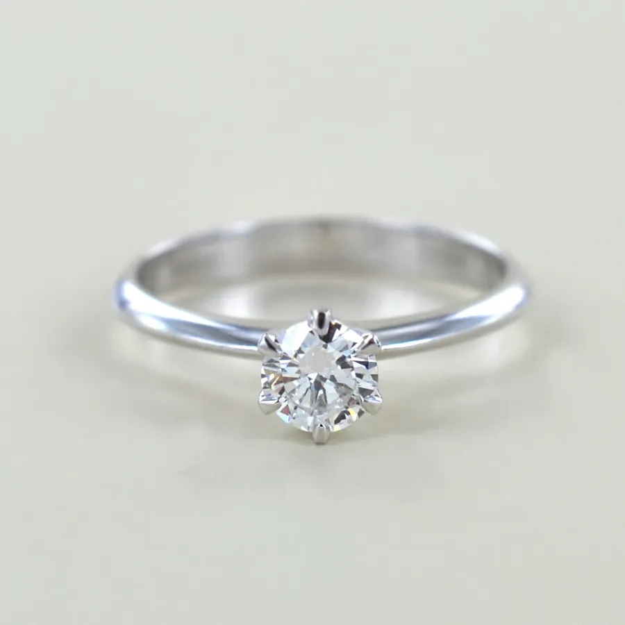 obrazek 3 Wyjątkowy pierścionek Solitaire Crown z diamentem