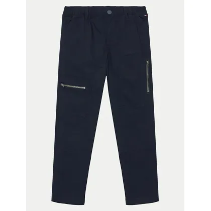 Zdjęcie Tommy Hilfiger Spodnie materiałowe Utility KB0KB09122 Granatowy Regular Fit