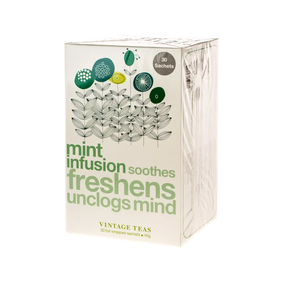 obrazek 1 Vintage Teas Mint Infusion - 30 torebek VINTAGE TEAS