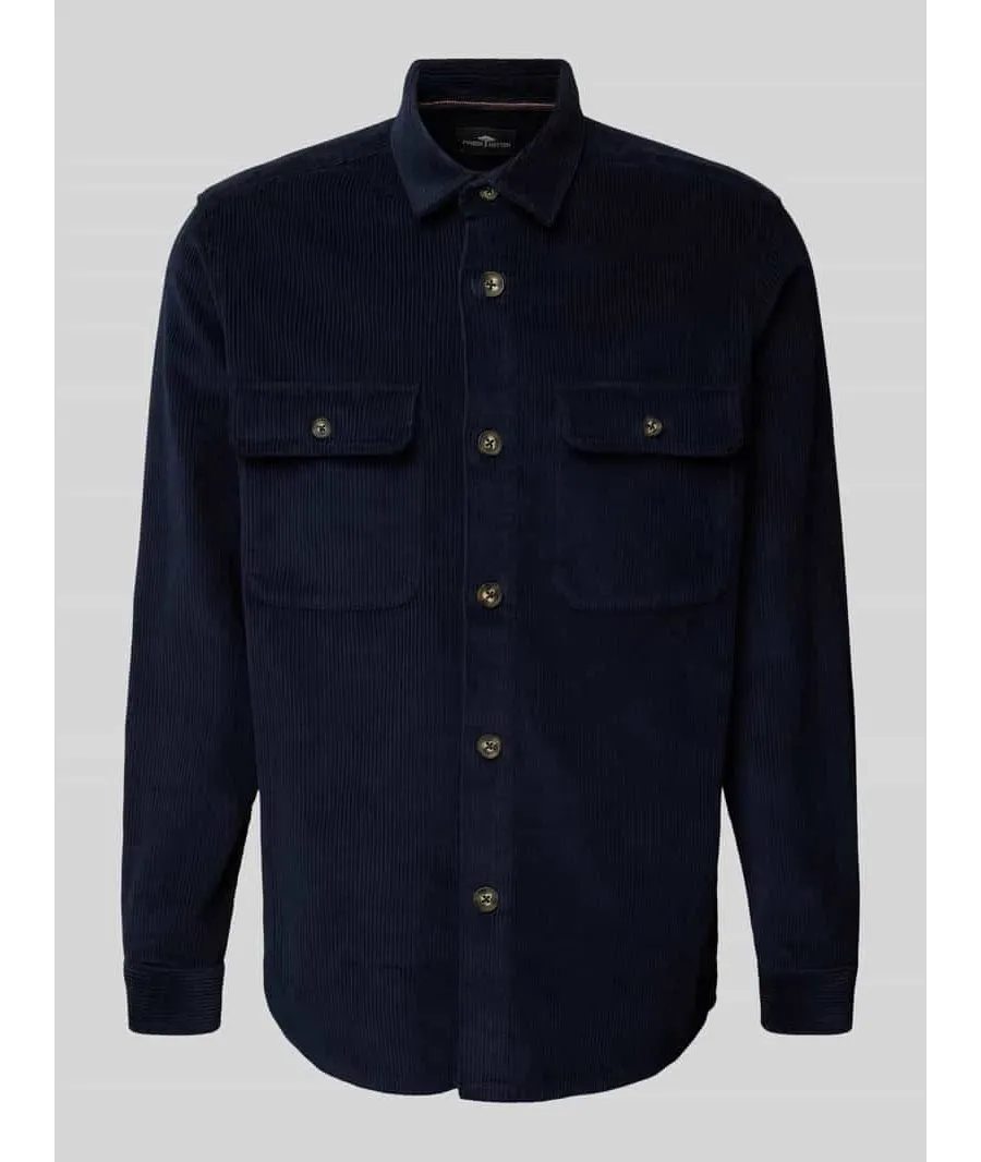 obrazek 1 Kurtka koszulowa z listwą guzikową model ‘Corduroy’