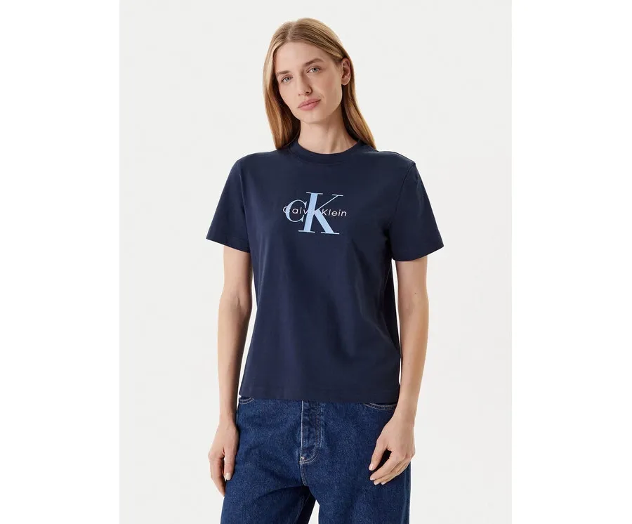 obrazek 1 Calvin Klein Jeans T-Shirt Hero Classic LV047B865G Granatowy Regular Fit