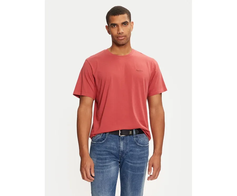 obrazek 1 Pepe Jeans T-Shirt Jacko PM508664 Czerwony Regular Fit