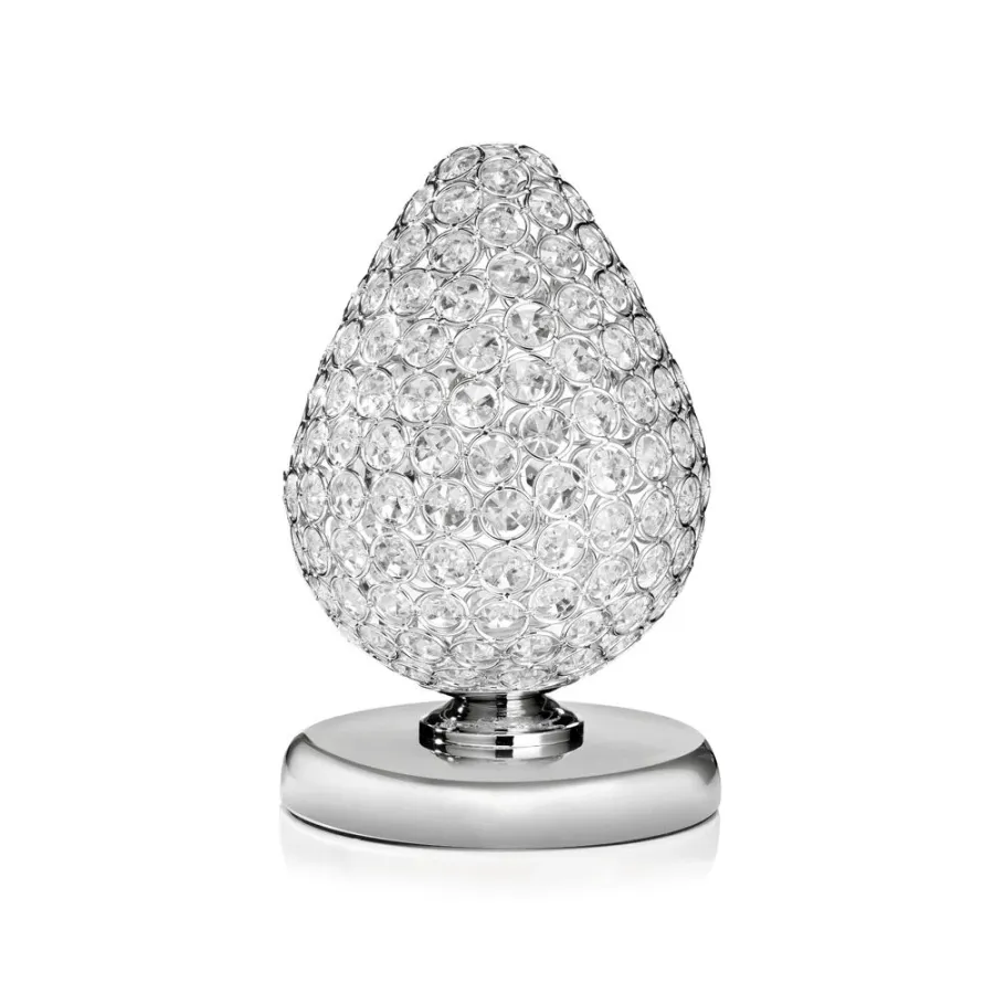 obrazek 1 Wyjątkowa kryształowa lampa stołowa „Diamentowe jajko”