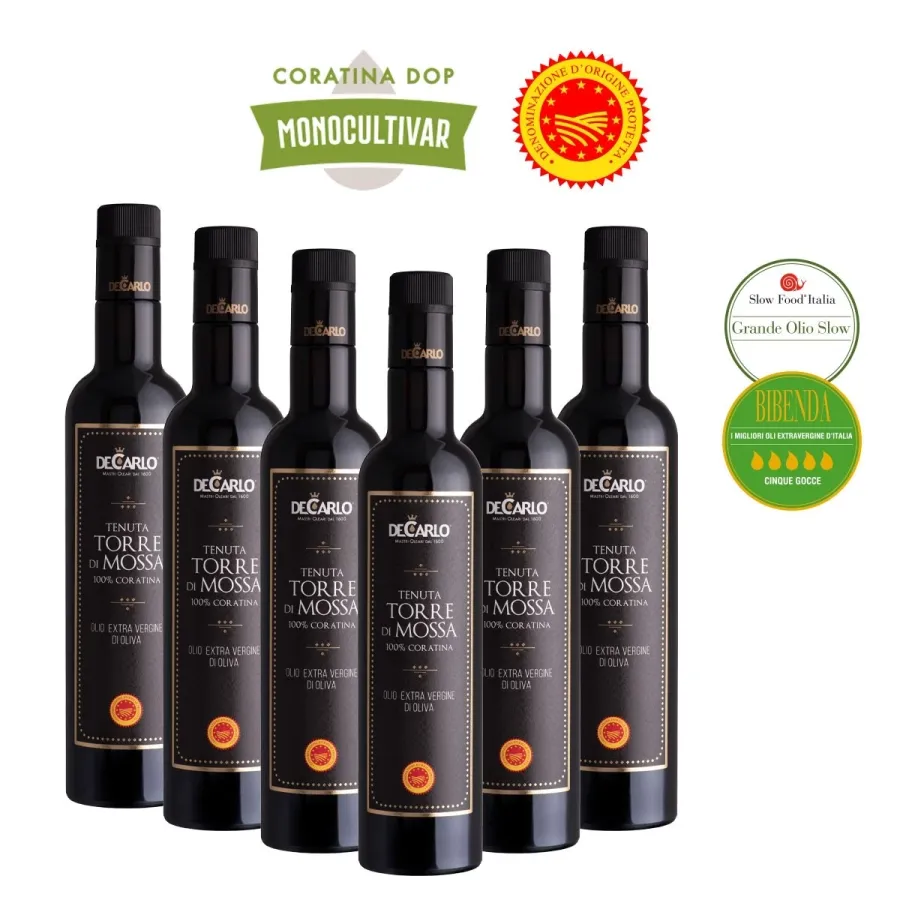 obrazek 3 Włoska oliwa z oliwek najwyższej jakości „Torre di Mossa”, 500 ml