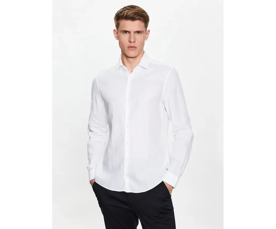 obrazek 1 Calvin Klein Koszula Solid K10K109286 Biały Slim Fit