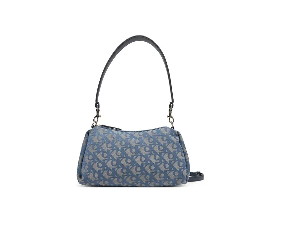 obrazek 1 Calvin Klein Jeans Torebka Ckj Monogram Drop Sm Shoulder Ba LV04K3142G Niebieski