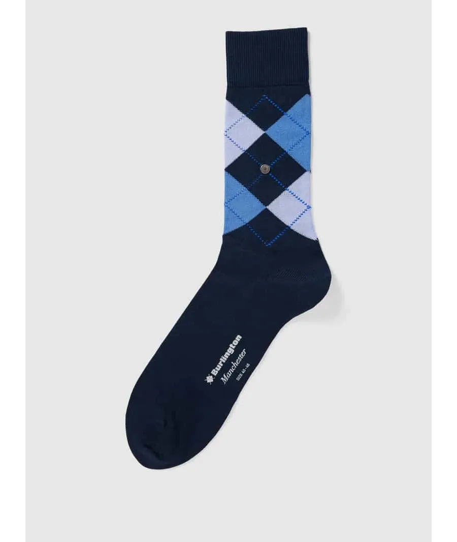 obrazek 1 Skarpety ze wzorem w kratę model ‘MANCHESTER’
