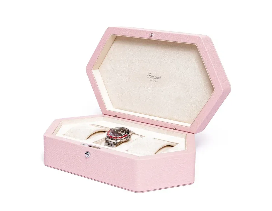 obrazek 5 Designerskie skórzane pudełko na 3 zegarki