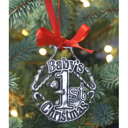 Zdjęcie Niezwykła zawieszka na choinkę - „Baby's First Christmas” - stylowy upominek