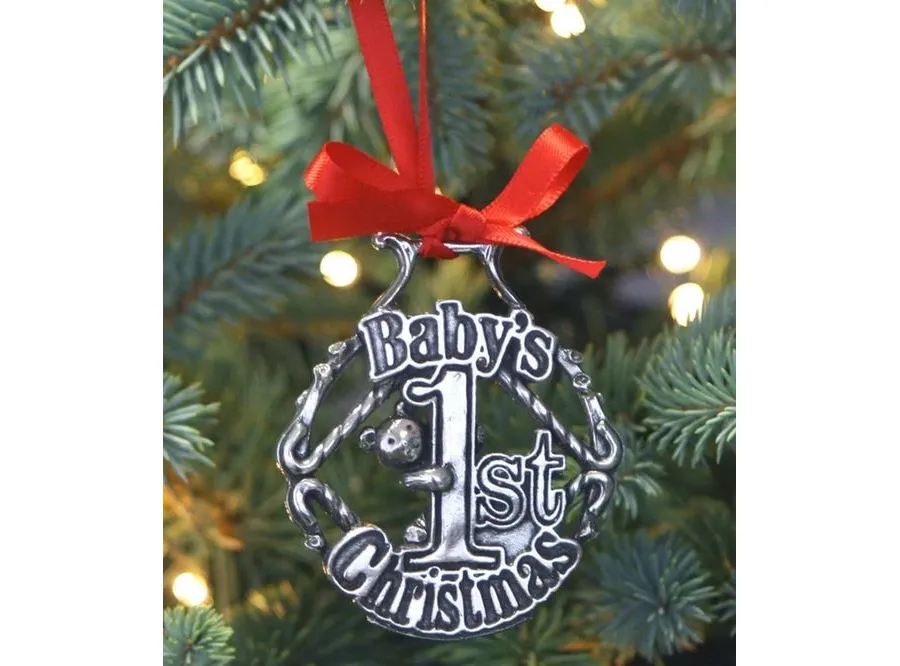 obrazek 1 Niezwykła zawieszka na choinkę - „Baby's First Christmas” - stylowy upominek