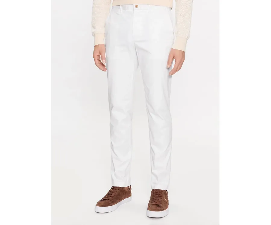 obrazek 1 Tommy Hilfiger Chinosy Bleecker MW0MW26619 Biały Slim Fit
