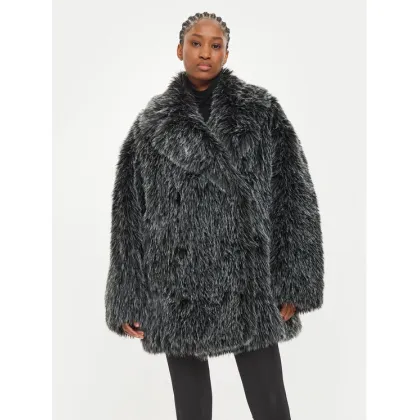 Zdjęcie MICHAEL Michael Kors Futro UF4208KF1Q Szary Oversize