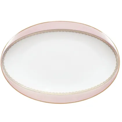 Zdjęcie Owalny porcelanowy półmisek 35 cm Grace do jadalni