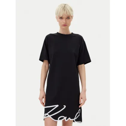 Zdjęcie KARL LAGERFELD Sukienka codzienna A1W13001 Czarny Regular Fit