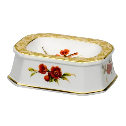 Zdjęcie Porcelanowa solniczka Jose Manuel z przedstawieniem kwiatów - Vista Alegre