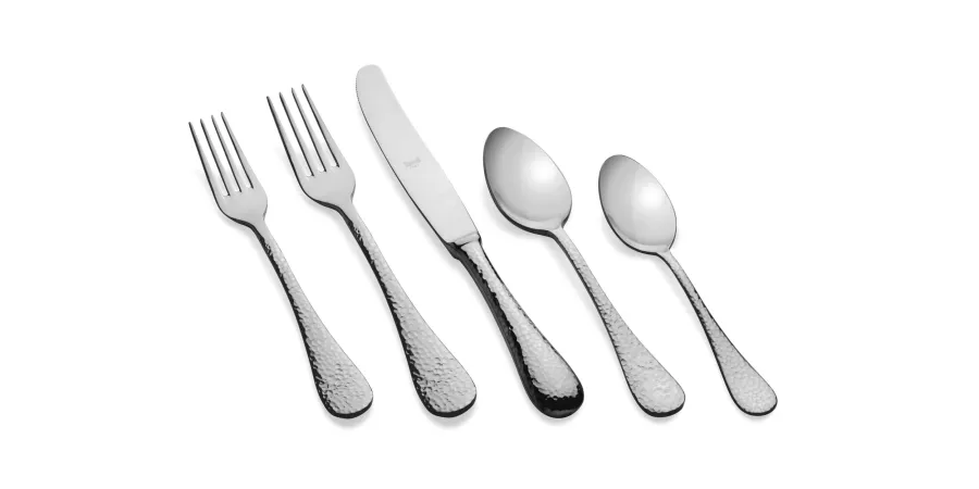 obrazek 2 Designerski włoski komplet 6 łyżeczek deserowych Epoque ze stali nierdzewnej