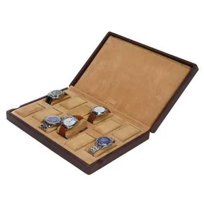 Zdjęcie Wykwinty schowek na 12 zegarków - wyjmowane poduszki