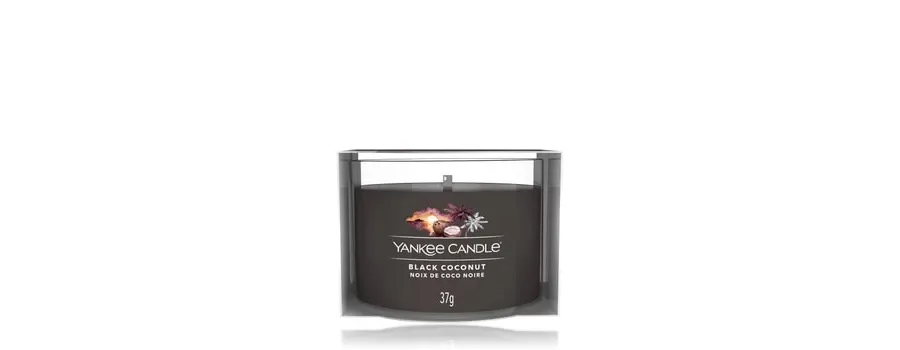obrazek 1 Yankee Candle Black Coconut Signature Single Filled Votive Świeca zapachowa 37 g