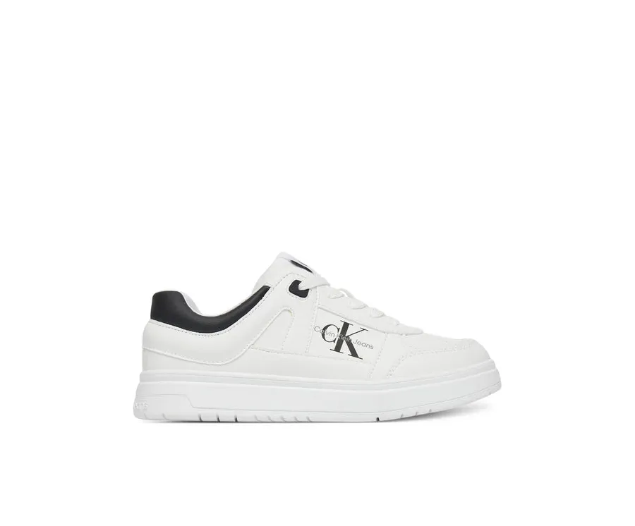 obrazek 1 Calvin Klein Jeans Sneakersy Low Cut Lace-Up Sneaker V3X9-82090-1355 S Biały