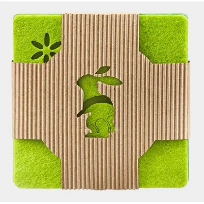 Zdjęcie Różnorodne podkładki pod kubek z filcu