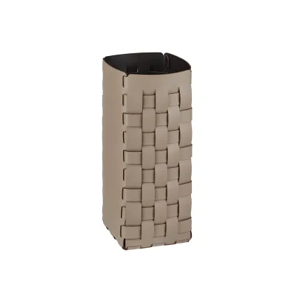 Picture Leather umbrella basket 20x20xH51 cm, cappuccino color