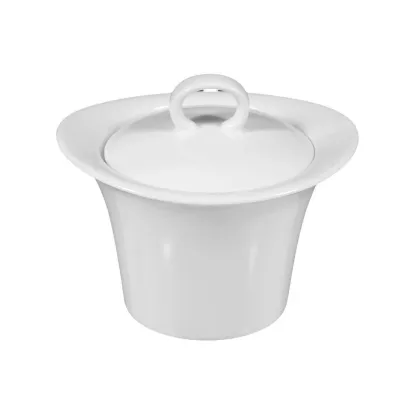Zdjęcie Piękna porcelanowa cukiernica o nowoczesnym kształcie - Seltmann Weiden
