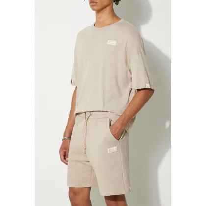 Zdjęcie Alpha Industries szorty bawełniane kolor brązowy 106365.627-BRAZOWY