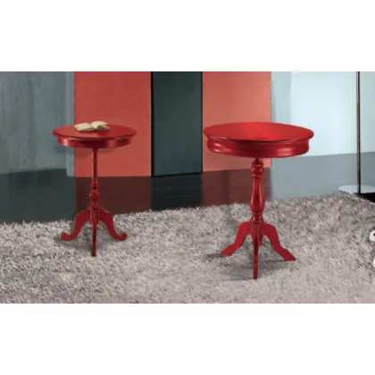 Zdjęcie Okrągły stolik kawowy z litej topoli Ø 65 - Fratelli Mirandola