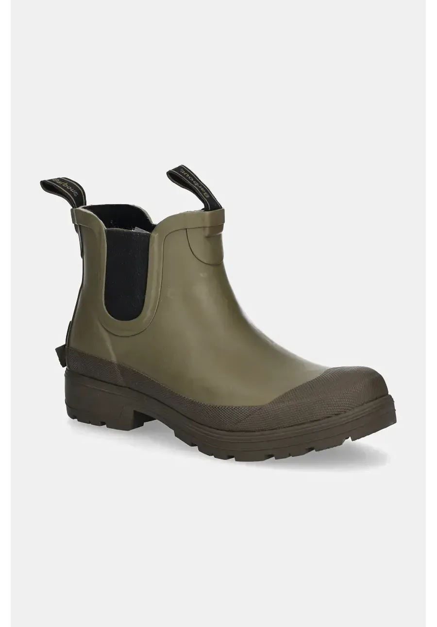 obrazek 1 Barbour kalosze Storm męskie kolor zielony MRF0033OL92