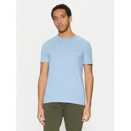 Zdjęcie Tommy Jeans T-Shirt Jaspe DM0DM20363 Błękitny Slim Fit