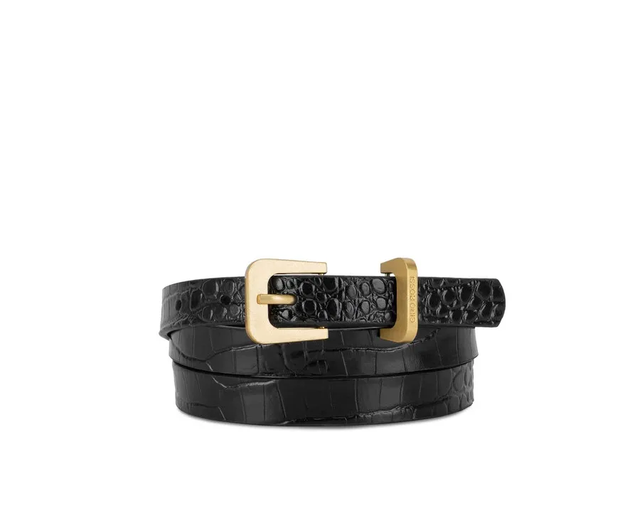 obrazek 1 Gino Rossi Pasek Damski BLYL24003-3 CR Czarny