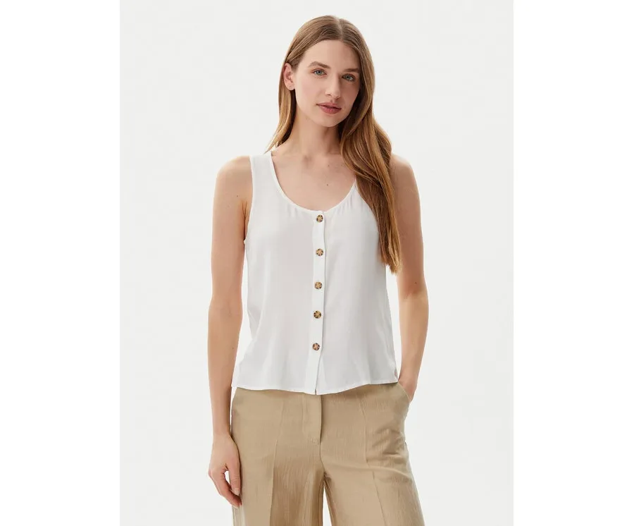 obrazek 1 Vero Moda Top Bumpy 10325830 Biały Standard Fit