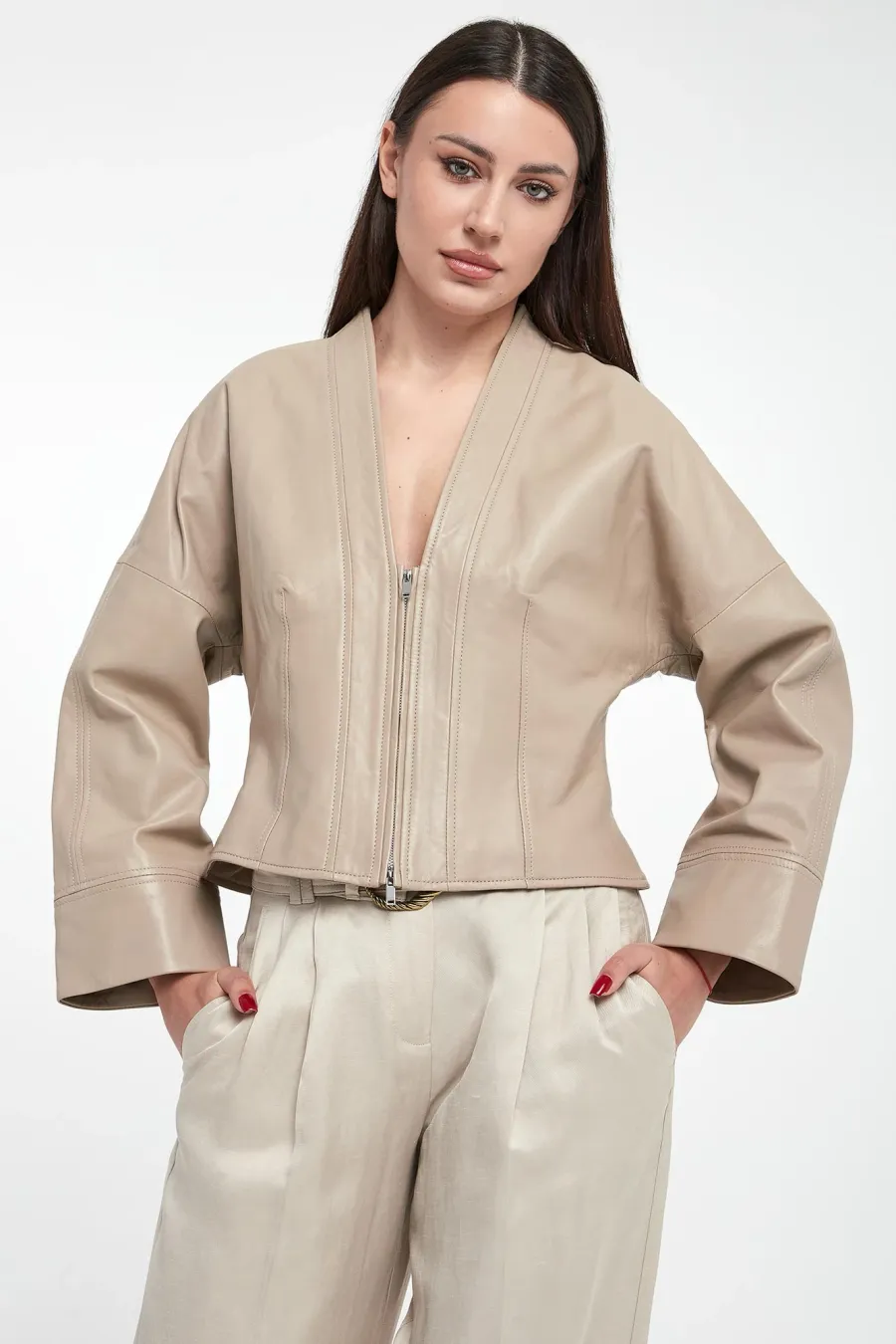 obrazek 1 Kurtka damska skórzana Daily MARELLA Marella