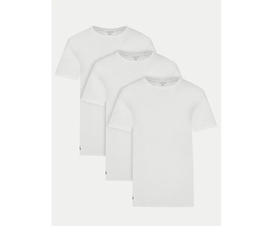 obrazek 1 Lacoste Komplet 3 t-shirtów TH9010 Biały Regular Fit