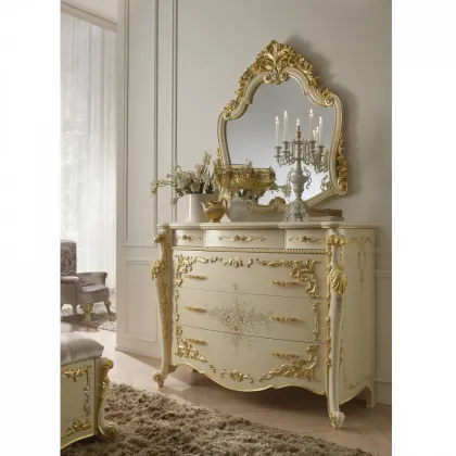 Zdjęcie Ekskluzywna włoska barokowa komoda
