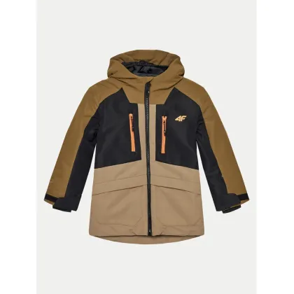 Zdjęcie 4F Kurtka snowboardowa 4FJWAW24TTJAM539 Brązowy Regular Fit